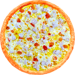 пицца сырная с курочкой